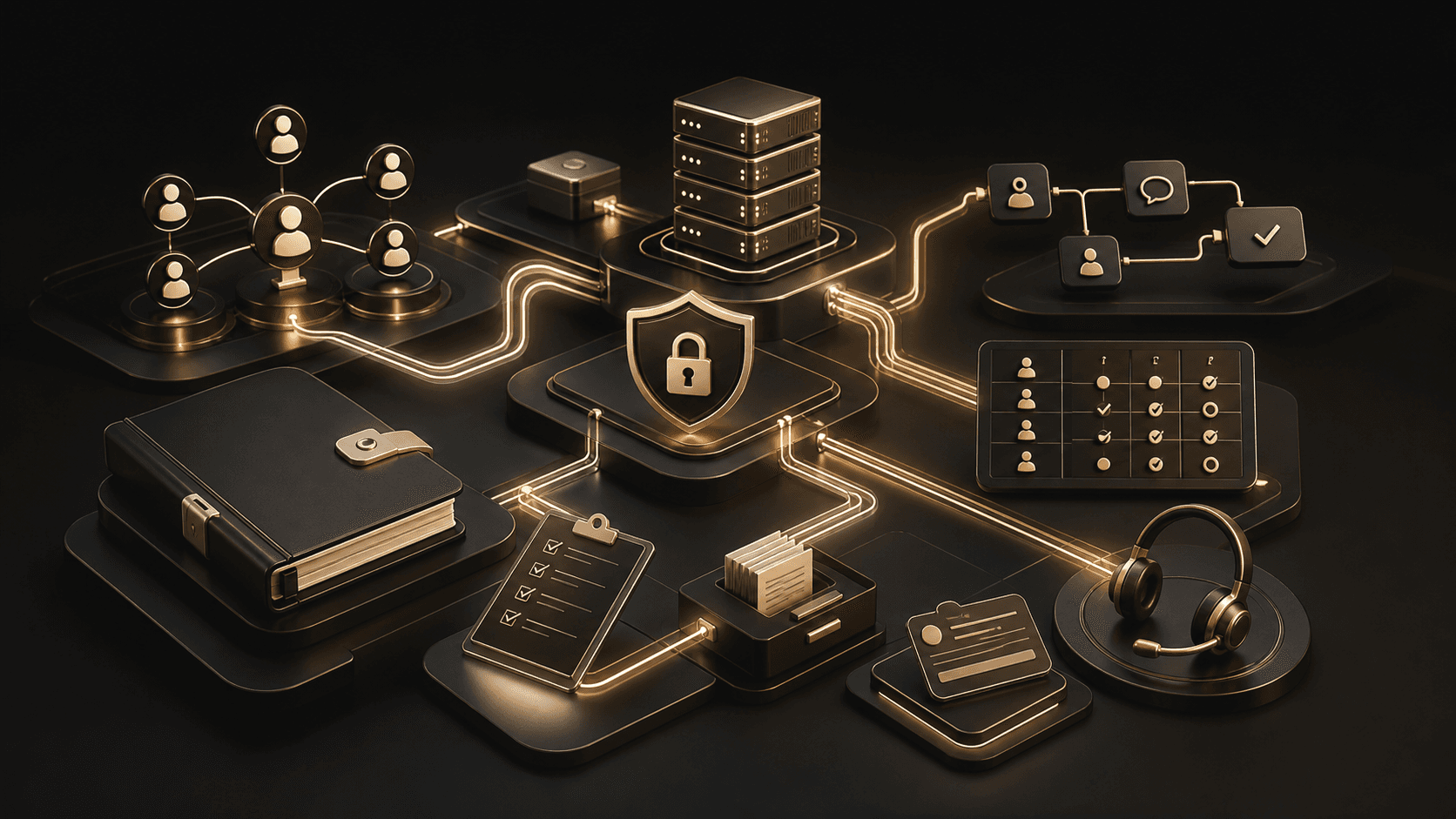 IT Operations visual system map